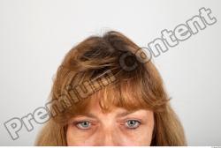 Head Woman White Slim Wrinkles Female Studio Poses